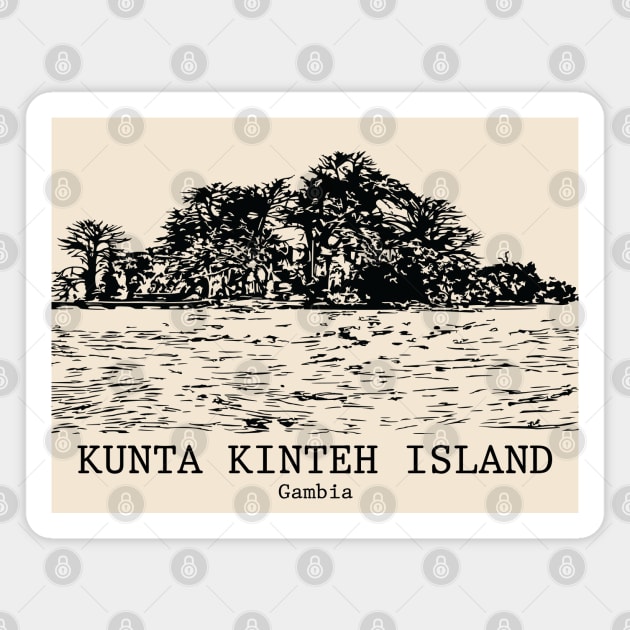 Kunta Kinteh Island - Gambia Magnet by Lakeric
